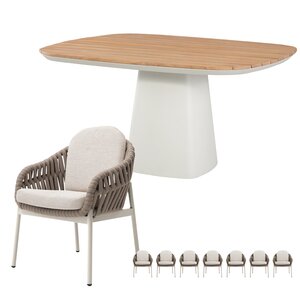 Royal Seasons Doha 8-zits tuinset - afbeelding 1