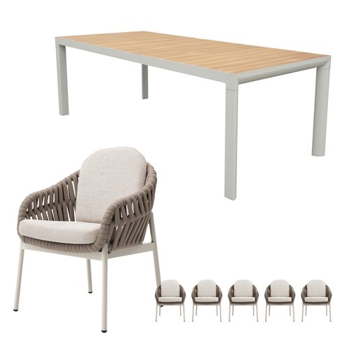 Royal Seasons Doha 6-zits tuinset - afbeelding 1