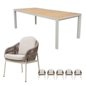 Royal Seasons Doha 6-zits tuinset - afbeelding 1