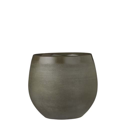 Douro pot rond groen - h23xd26cm