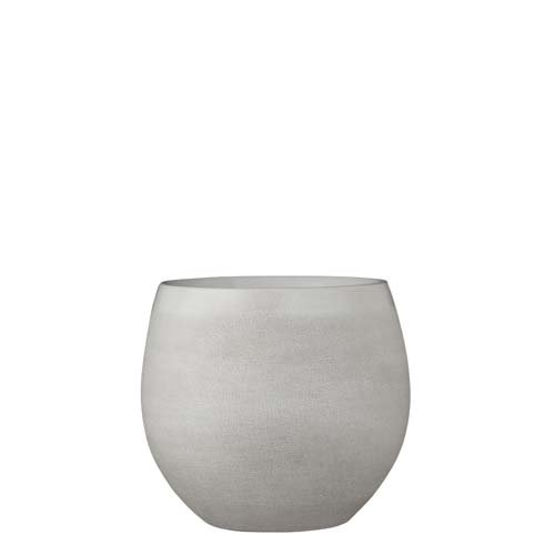 Douro pot rond off white - h20xd23cm