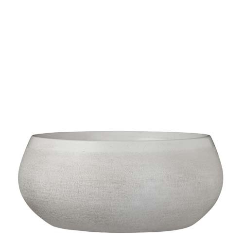 Douro schaal rond off white - h14xd34cm