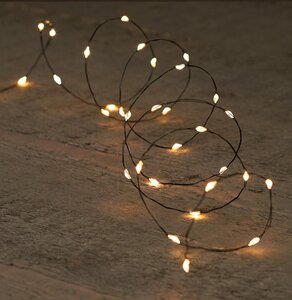 Draadverlichting 40led 2m zwart ww - afbeelding 3