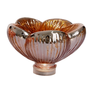 Drijvende bloem D 10 x H 8 cm oranje