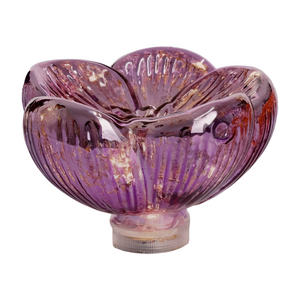 Drijvende bloem D 10 x H 8 cm paars