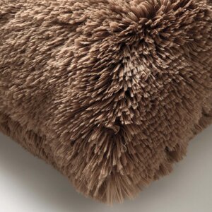 Dutch Decor sierkussen Fluffy Tobacco Brown - B 45 x H 45 cm - afbeelding 2