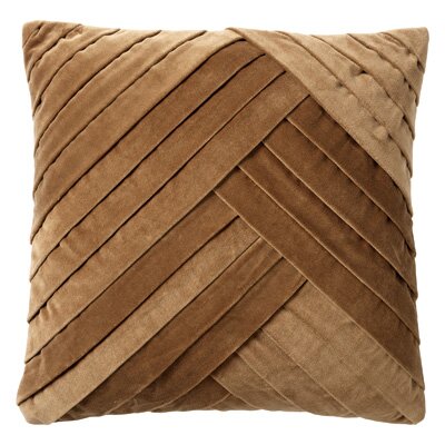 Dutch Decor sierkussen Gidi 45 x 45 cm Tobacco Brown
