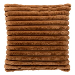 Dutch Decor sierkussen Hazel Tobacco Brown - B 50 x H 50 cm