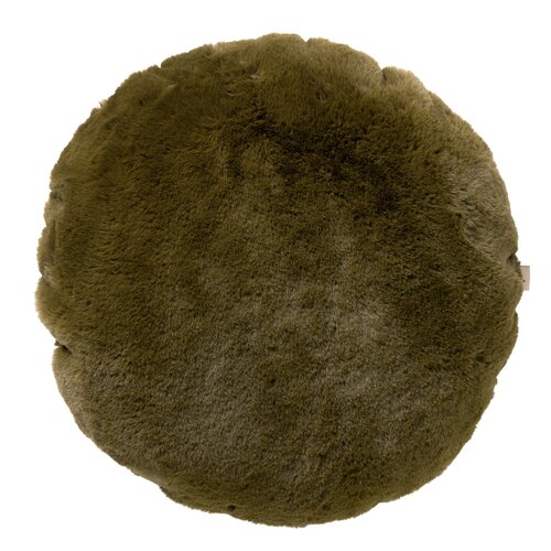 Dutch Decor sierkussen Zaya Ø 45 cm Military Olive