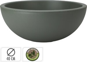 E&K bloemenschaal donkergroen - D 40 x H 16 cm