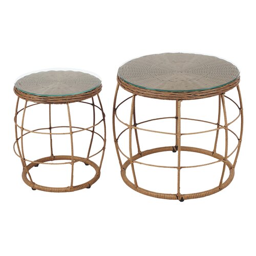 Ease Up Cocoon bijzettafel set natural