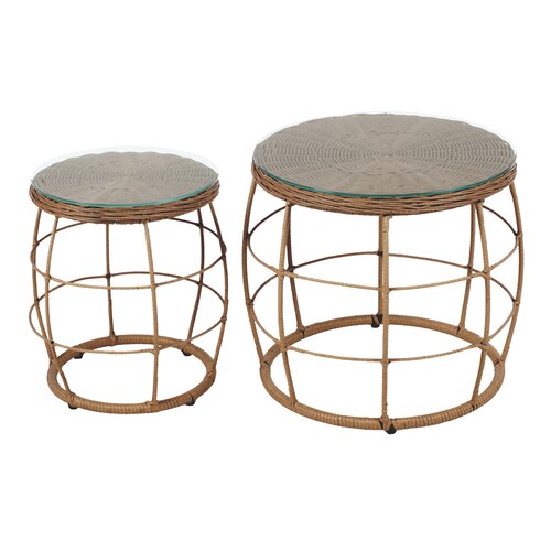 Ease Up Cocoon sidetable Set van 2 natural