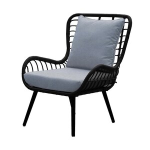 Ease Up Cocoon vlinderstoel met voetensteun zwart - afbeelding 2