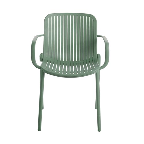 Ease Up® Elio tuinstoel kunststof sage groen - afbeelding 2