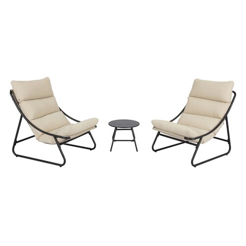 Ease Up® Lazize 3-delige loungeset antraciet - afbeelding 1