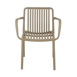 Levi kunststof tuinstoel lever met armleuning - afbeelding 2