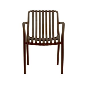 Ease Up® Levi tuinstoel kunststof espresso - afbeelding 2