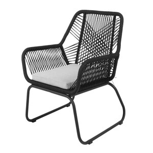 Napoli tuintafel stoel zwart