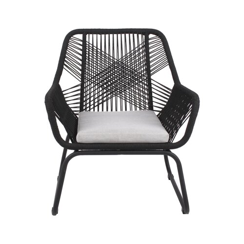 Ease Up® Napoli loungestoel zwart - afbeelding 2