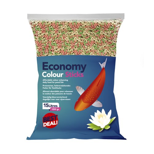 Economy Color Sticks Vijvervoer – 15 L