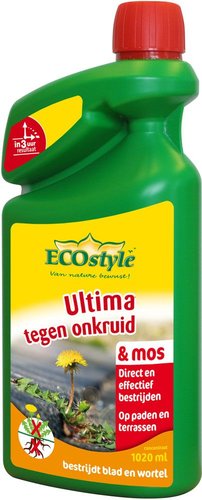 ECOstyle Ultima onkruid & mos conc. 1020 ml