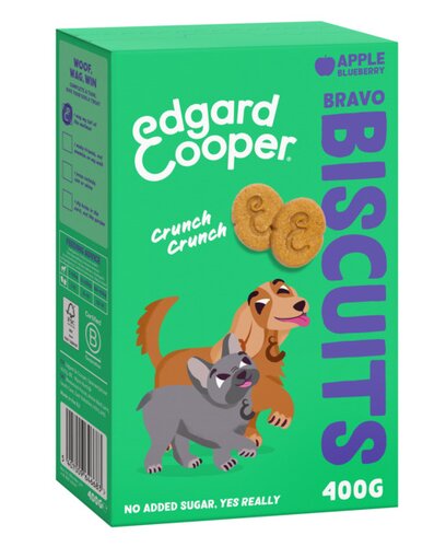 Edgard & Cooper Bravo Koekjes Appel & Bosbes 400g - afbeelding 2