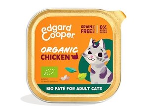 Edgard & Cooper  kuipje pate natvoer  biologische kip  Voor Volwassen Katten  85 g