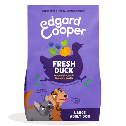 Edgard & Cooper Large Adult Droogvoer  voor Honden Verse Eend