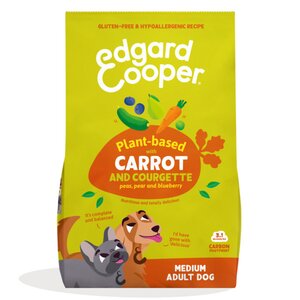 Edgard & Cooper medium Adult Plantaardig Droogvoer voor Honden Wortel & Courgette 1 kg