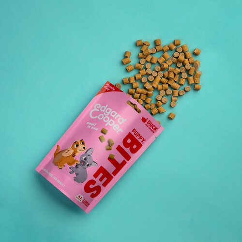 Edgard & Cooper Puppy Bites Eend & Kip klein - 120g - afbeelding 3