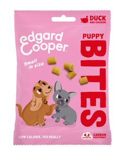 Edgard & Cooper Puppy Bites Eend & Kip klein 50g - afbeelding 1