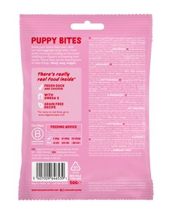 Edgard & Cooper Puppy Bites Eend & Kip klein 50g - afbeelding 2