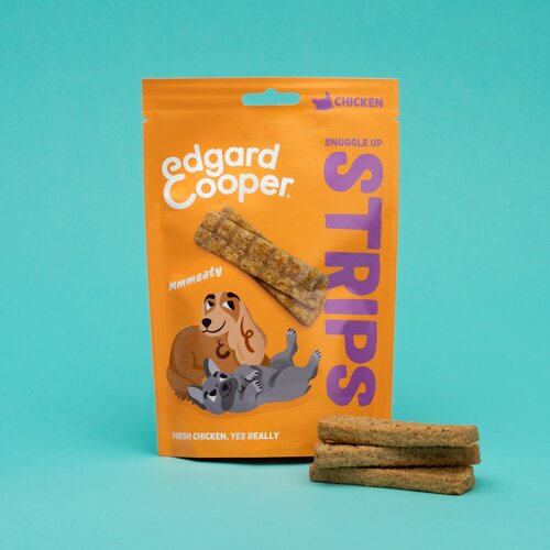 Edgard & Cooper Snuggle Up Strips Kip - 75g - afbeelding 3