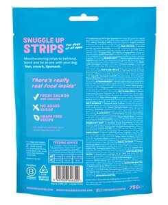 Edgard & Cooper Snuggle Up Strips Zalm & Kip 75g - afbeelding 2