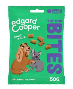 Edgard & Cooper Top Dog Bites Appel & Bosbes klein 50g - afbeelding 1