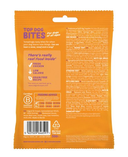 Edgard & Cooper Top Dog Bites Kip Groot - 50g - afbeelding 2