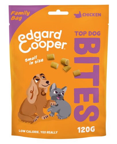 Edgard & Cooper Top Dog Bites Kip klein 120g - afbeelding 1
