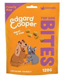 Edgard & Cooper Top Dog Bites Kip klein 120g - afbeelding 1
