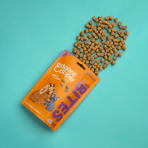Edgard & Cooper Top Dog Bites Kip klein 120g - afbeelding 3