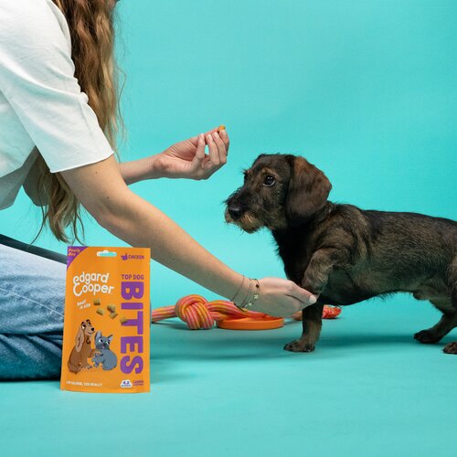 Edgard & Cooper Top Dog Bites Kip klein 120g - afbeelding 4