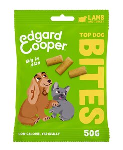Edgard & Cooper Top Dog Bites Lam & Kalkoen Groot 50g - afbeelding 2