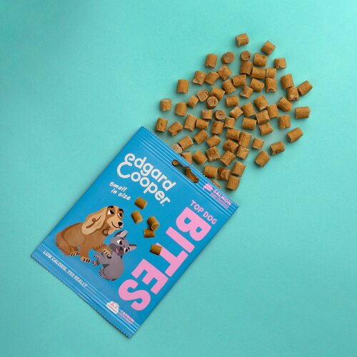 Edgard & Cooper Top Dog Bites Zalm & Kip klein - 50g - afbeelding 3