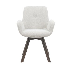 Eetkamerstoel Matteo beige met houten onderstel - afbeelding 2