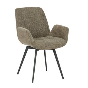 Eetkamerstoel Matteo bouclé liver - afbeelding 3