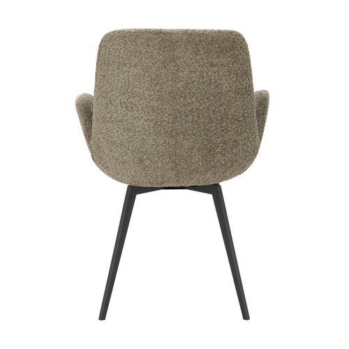 Eetkamerstoel Matteo bouclé liver - afbeelding 5