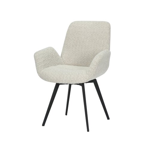 Eetkamerstoel Matteo bouclé offwhite - afbeelding 1