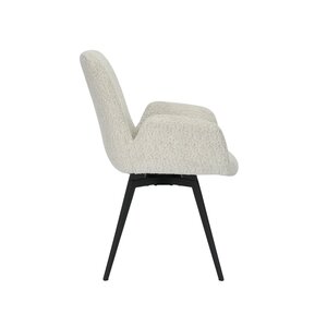 Eetkamerstoel Matteo bouclé offwhite - afbeelding 4