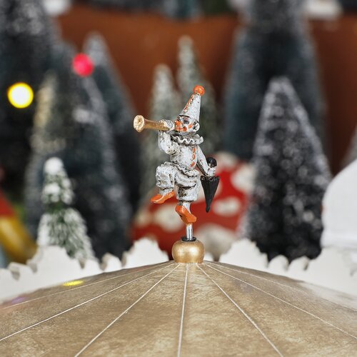 Efteling Anton Pieck carrousel werkt op  batterijen - h25,5xd23cm - afbeelding 5