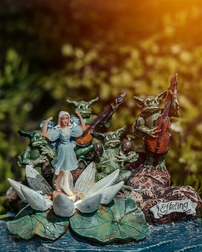 Efteling Indische waterlelie battery operated - l13,5xb10,5xh10,5cm - afbeelding 4