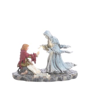 Efteling Meisje met zwavelstokjes werkt op batterijen  - l10xw6,5xh7cm